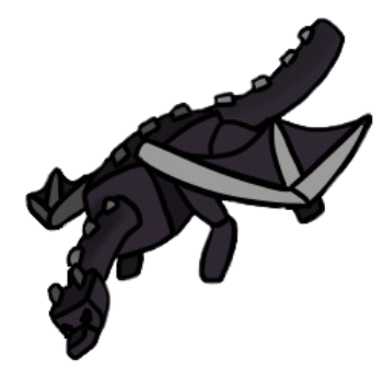 An enderdragon from Minecraft