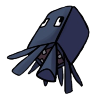 A Squid from Minecraft